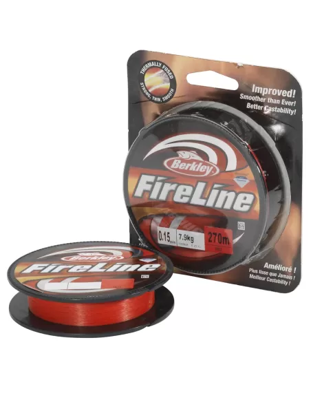 Berkley Fireline Fused Original 110 mt Rosso Fili da pesca Berkley