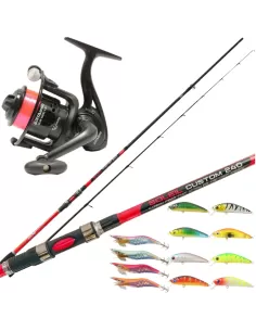 Kolpo Kit Pesca Spinnning Egi Completo 14 pz Kit da pesca Kolpo