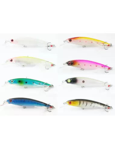 Kit 8 pz Yamashiro Shallo Artificiale da Pesca Spinning 12 gr 11 cm Esche Artificiali Yamashiro