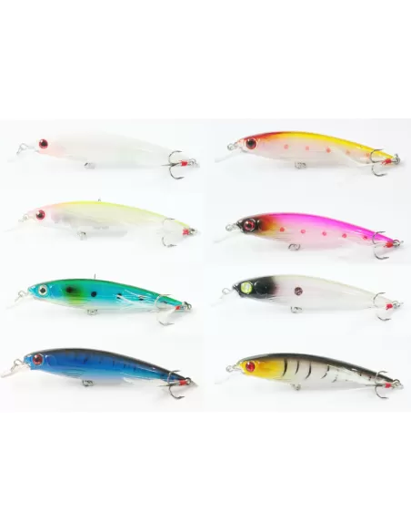 Kit 8 pz Yamashiro Shallo Artificiale da Pesca Spinning 12 gr 11 cm Esche Artificiali Yamashiro