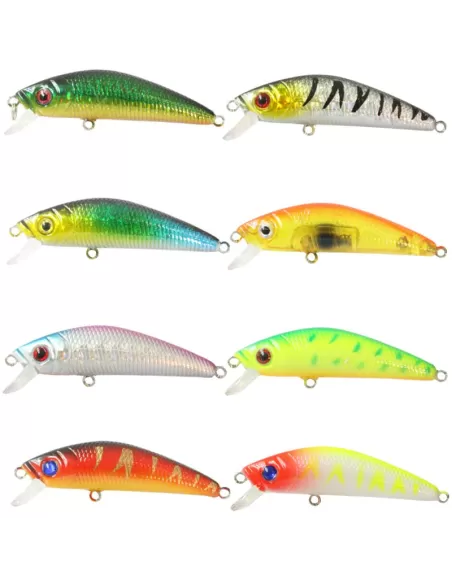 Kit 8 pz Yamashiro Bro Artificiale Galleggiante 7 cm 8 gr Esche Artificiali Yamashiro