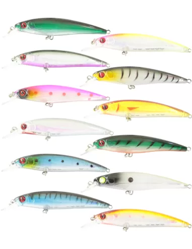 Kit 12 pz Yamashiro BamBam Artificiale Spinning e Traina Galleggiante 16 gr 11 cm Esche Artificiali Yamashiro
