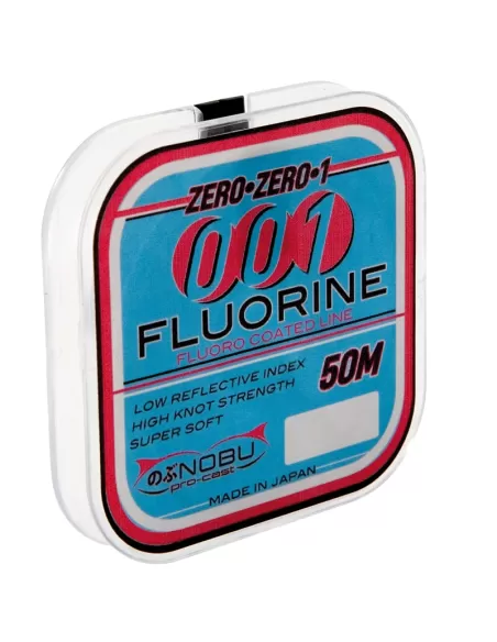 Lineaeffe 001 Nobu Florine Fluoro Coated Line 50 mt Super Soft Fili da pesca Lineaeffe
