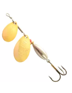 Heron Lucciola Tandem Palette Oro Cucchiaino Pesca Spinning Esche Artificiali Heron