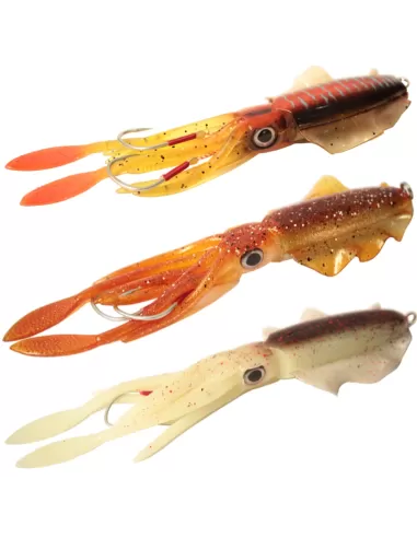 Sugoi Kraken Squid Lures Traina Jig 120 gr Dentici e Ricciole Esche Artificiali Sugoi