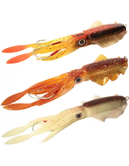 Sugoi Kraken Squid Lures Traina Jig 120 gr Dentici e Ricciole Esche Artificiali Sugoi