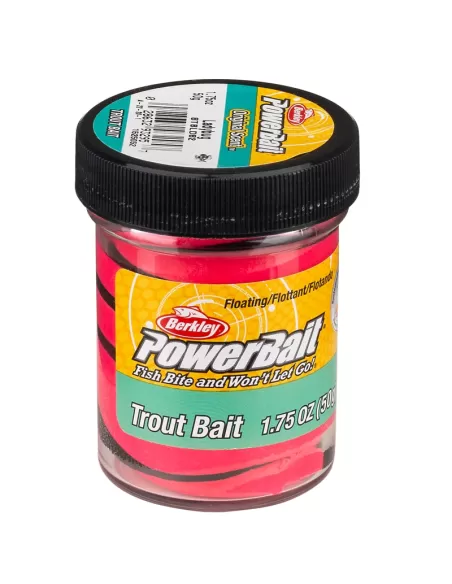 Berkley Powerbait Glitter Trout Bait Pink Panda Pastella per Trote Esche da pesca Berkley