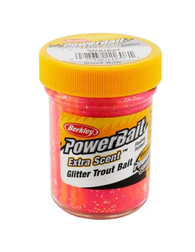 Berkley Powerbait Glitter Trout Bait Sherbent Pastella per Trote Esche da pesca Berkley