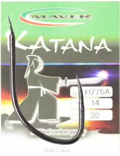 Katana Ami H554 Senza Ardiglione 20 pz Ami da pesca Maver