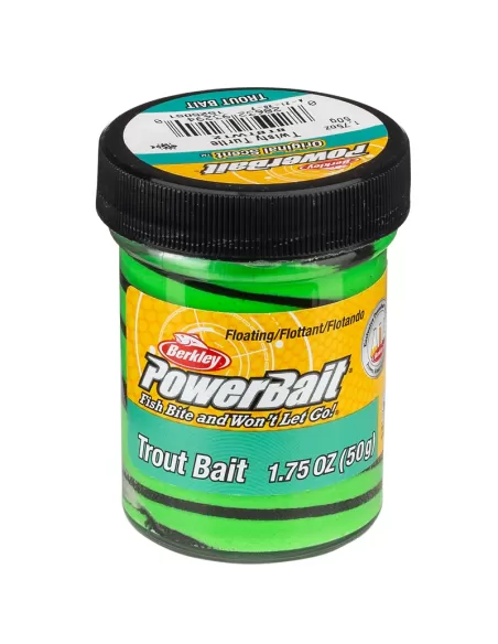 Berkley Powerbait Glitter Trout Bait Twist Turtle Pastella per Trote Esche da pesca Berkley