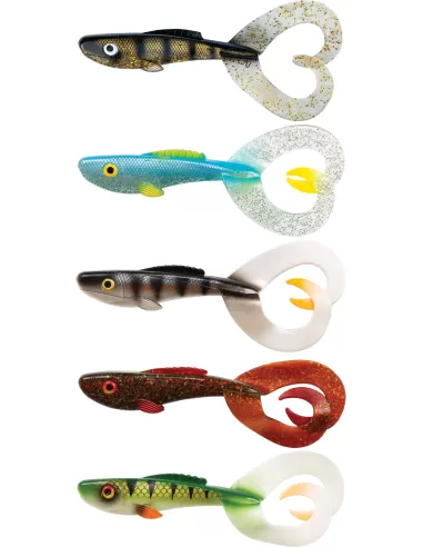 Abu Garcia Beast Twin Tail 170 mm Artificiale per Lucci Esche Artificiali Abu Garcia