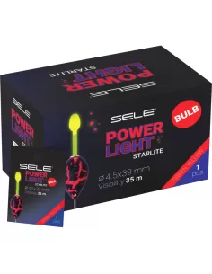 Sele Power Light Starlite da Pesca Gialle con Bulbo 4.5x32 mm 1 pz Lampade e luci chimiche Sele