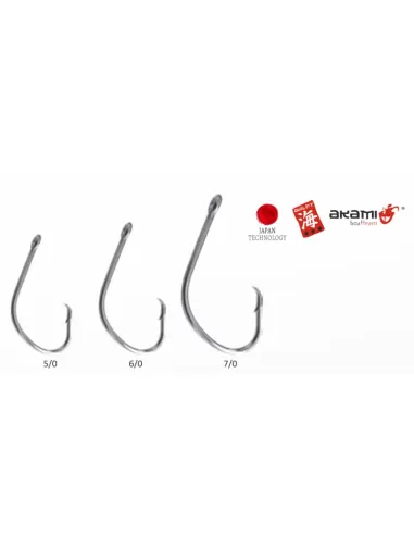 Akami 843 Ami da Pesca Robusti con Occhiello Ami da pesca Akami