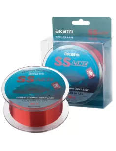 Akami SS Line Lenza da Pesca Rossa 300 mt Fili da pesca Akami