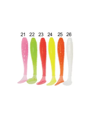 Tatler Mini Shad 40 mm 0.6 gr 15 pezzi Esche Artificiali Tatler