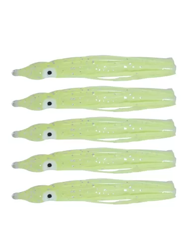Tatler Octopus Classic Yellow 5 pz 60 mm Gialli Esche Artificiali Tatler