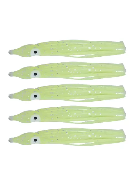 Tatler Octopus Classic Yellow 5 pz 60 mm Gialli Esche Artificiali Tatler