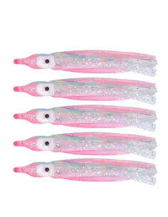 Tatler Octopus Classic Glitter Olo Pink 5 pz 60 mm Esche Artificiali Tatler