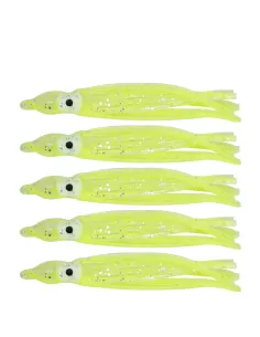 Tatler Octopus Classic Yellow 5 pz 60 mm Esche Artificiali Tatler