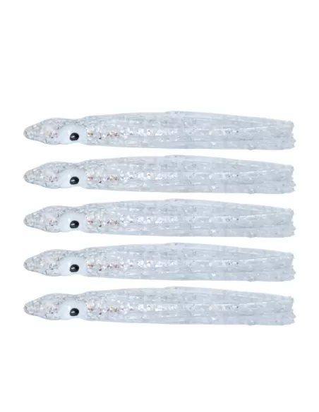 Tatler Octopus Classic Trasparent Glitter 5 pz 60 mm Esche Artificiali Tatler