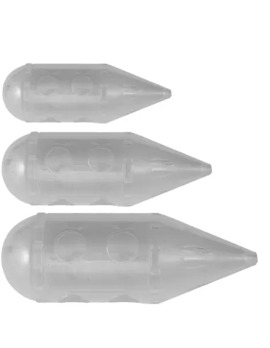 Sele Livebait Feeder Pasturatore Trasparente Regolabile in 3 Misure Pasturatori Sele