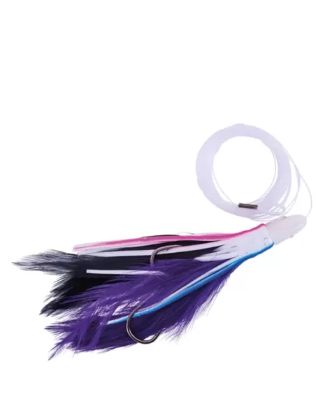 Sugoi Strike Tuna TR3 montatura da Traina Assemblata Viola Nero Accessori da pesca Sugoi