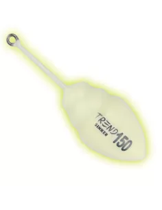 Trend Z1 Piombo Fluo Alta Luminosità Rivestito in Gomma Bianco Minuteria Trend Sinker