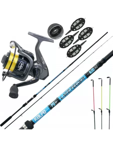 Fishing Kit Feeder Rod Lake Feeder Reel Wire and Feeders