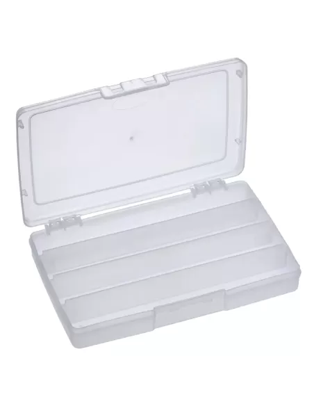 Panaro Scatola Trasparente 4 scomparti 24 cm Cassette Pesca panaro