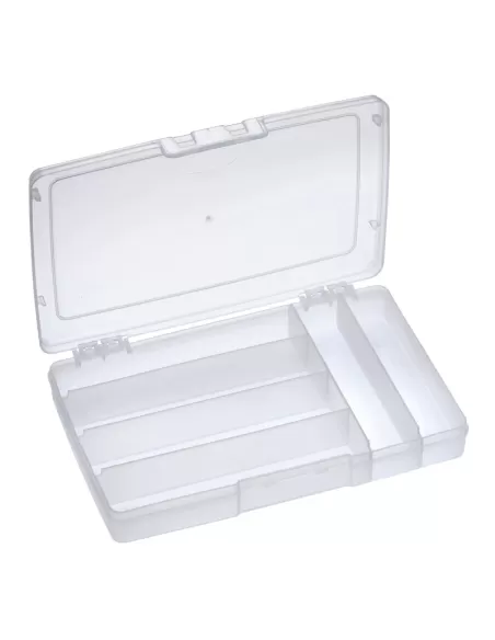 Panaro Scatola Trasparente 6 scomparti 24 cm Cassette Pesca panaro