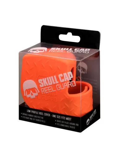 13 Fishing Skull Cap Guscio Protezione Per Mulinello Orange Borse da pesca 13 Fishing