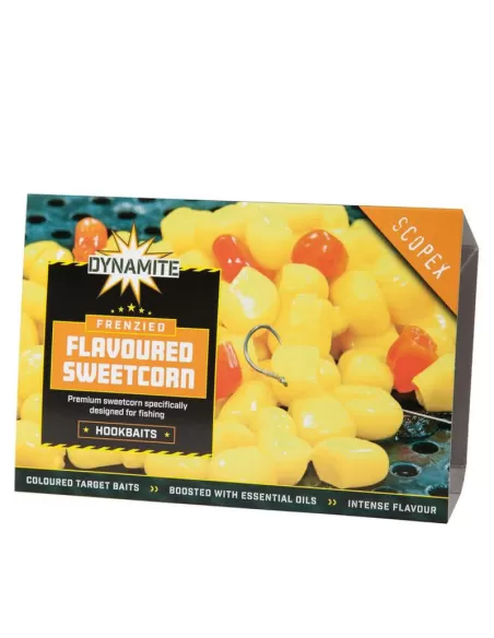 Dynamite Frenzied Mais da Innesco Giallo Aromatizzato Scopex Esche da pesca Dynamite