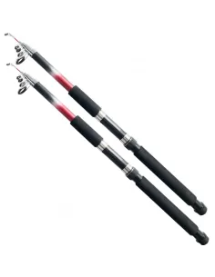 Due Canna da Pesca Telescopica Ingombro Ridotto 60 cm Special Travel Canne da pesca Kolpo