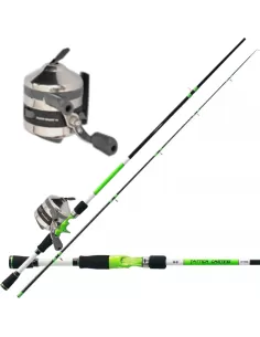 Kit Spinning Baitcasting Canna Mulinello e Filo Kit da pesca Tatler