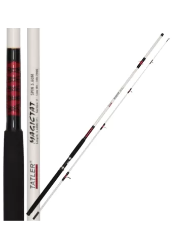 Tatler MAgictat Canna da Pesca Storione siluro 3.60 mt 2 sez Canne da pesca Tatler