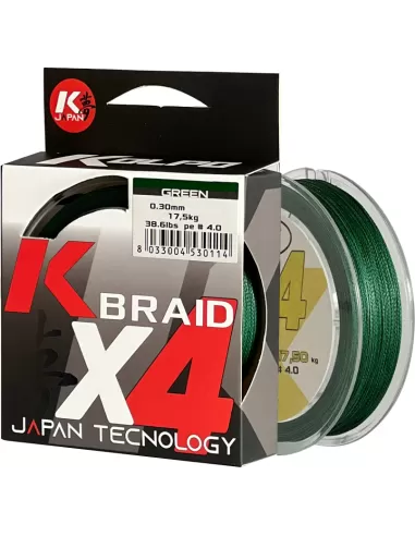 Kolpo Braid Trecciato Verde Bobina da 150 mt Fili da pesca Kolpo