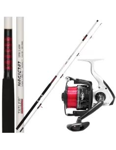 Kit Pesca Storione con Canna Mulinello e Filo Kit da pesca Tatler