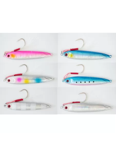 Jig Keliero Metal Jig with Assist Hook 60 gr Vertical Fishing