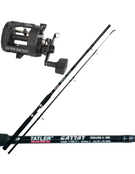 Kit Pesca Dalla Barca Traina Drifting Deep Jig Canna e Mulinello Kit da pesca Tatler