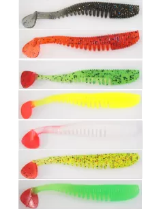 Yamashiro Ukata Soft Shad Siliconico 80 mm 2.5 gr 5 pz Esche Artificiali Yamashiro