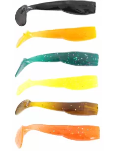Kolpo Tsury Shad Artificial Silicone Flavored Shrimp 80 mm 5 gr 10 pcs