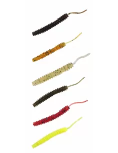 Kolpo Nashi Worm Silicone da Pesca Special Area e Rock Fishing 60 mm 0.2 gr 10 pz Esche Artificiali Kolpo