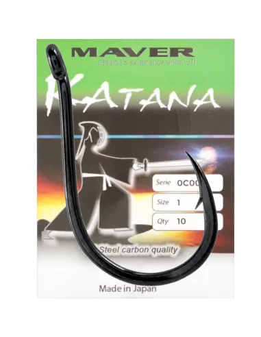 Maver Katana Ami con Occhiello C002 10 pz Ami da pesca Maver