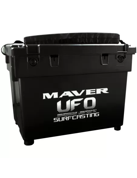 Maver Ufo Surf Seat Box Cassone Surfcasting 41 x 39 x 54 Cassette Pesca Maver
