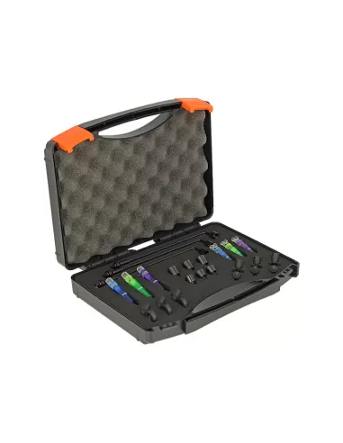 Ngt set Completo 21 pz Indicatori Carpfishing con Valigetta Carpfishing