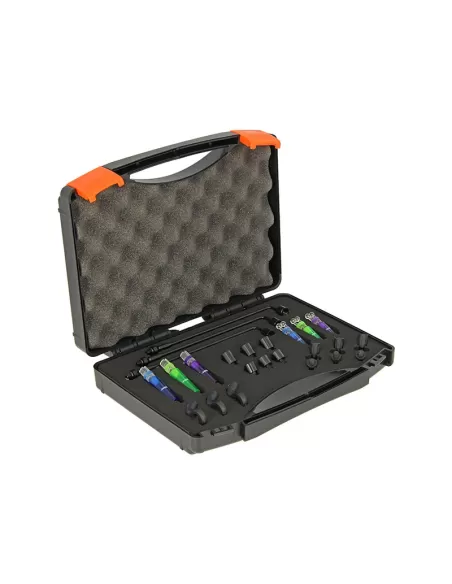 Ngt set Completo 21 pz Indicatori Carpfishing con Valigetta Carpfishing