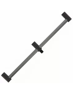 Ngt Buzz Bar in Alluminio Effetto Carbonio 3 Canne  Carpfishing
