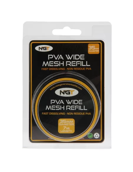 Ngt Pva Refill Ricarica Rete Pva 35 mm 7 mt Accessori Carpfishing NGT