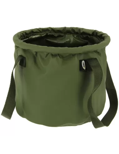 Secchio Impermeabile con Doppi Manici 7 Litri Richiudibile Carpfishing NGT