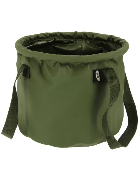 Secchio Impermeabile con Doppi Manici 7 Litri Richiudibile Carpfishing NGT